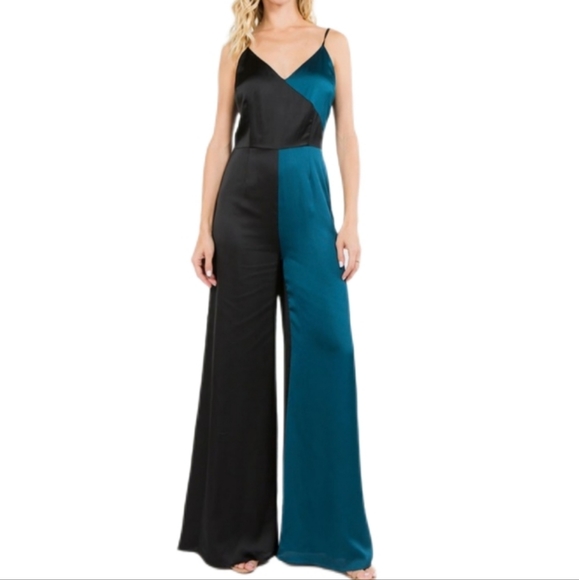 Strut & Bolt Pants & Jumpsuits Strut Bolt Abbot Satin Jumpsuit Poshmark